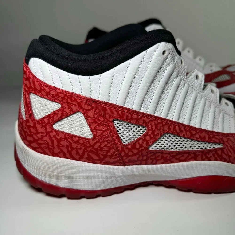 Air Jordan 11 Retro IE Low Gym Red Mens Size 18 Red White 919712-101 Basketball